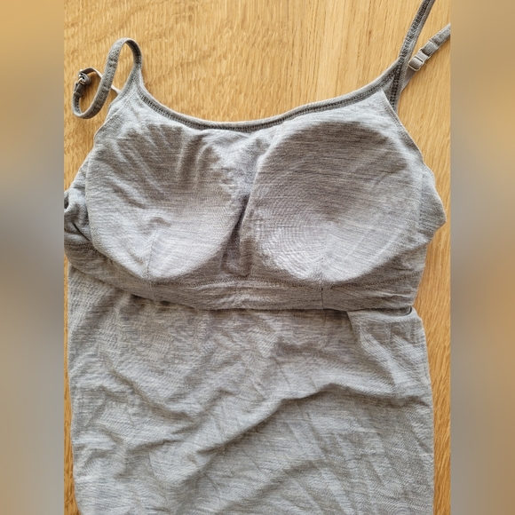 Icebreaker Merino 150 Siren Bra Cami – Built-In Bra – Gritstone Heather – Size S - Picture 4 of 6